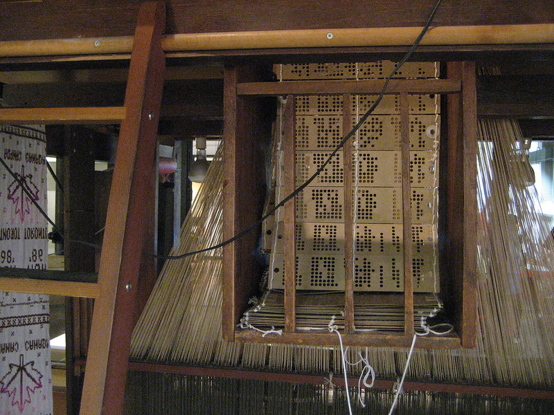 A Jacquard loom